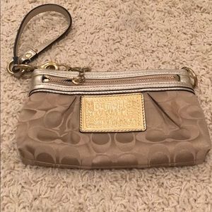 Coach wristlet/clutch